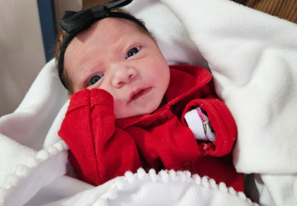 Ayla Sofia foi a primeira criança a nascer em 2025 na Maternidade Norospar