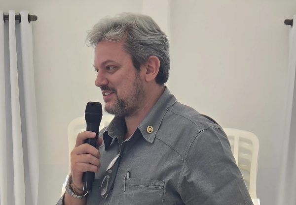 Joanes Vinaga - presidente da 25ª Festa do Frango na Telha