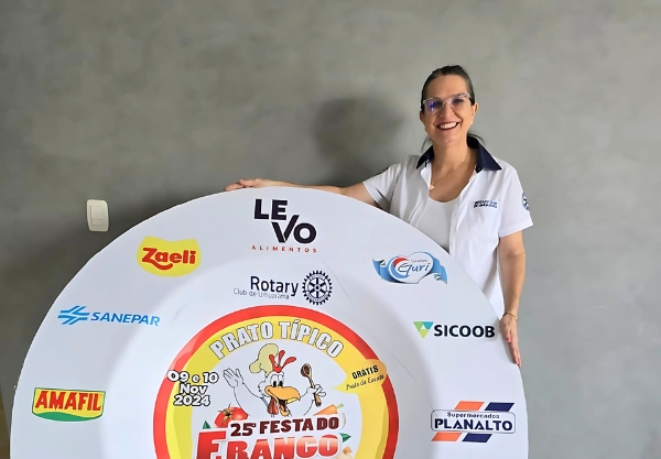 Neusa Barbado - presidente do Rotary Club de Umuarama