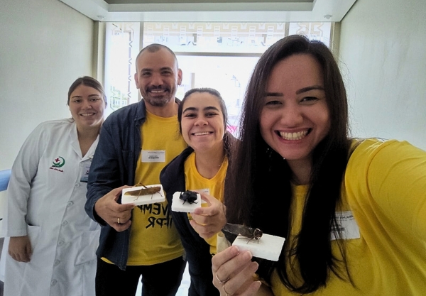 Toda semana o projeto leva uma atividade diferente ao Hospital Cemil